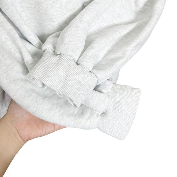 Nap Loungewear Oversized Pullover Sweatshirt Gray High Low Women’s Size Medium - Picture 9 of 15
